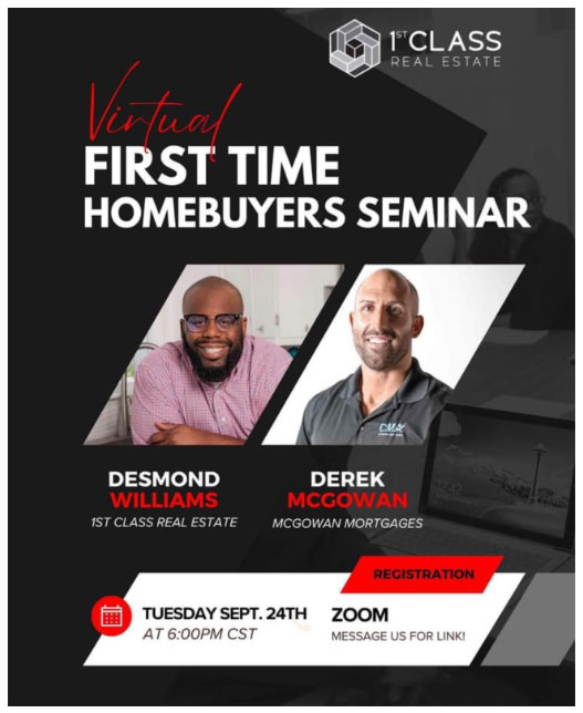 first time home buyers seminar